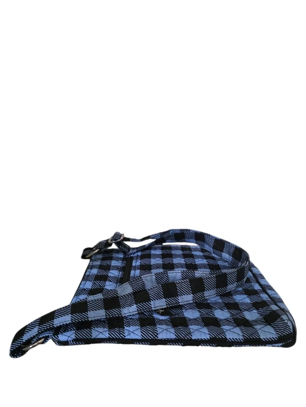 Vera Bradley Blue Buffalo Check Quilted Crossbody Shoulder Bag Lightweight NWOT - Picture 8 of 16